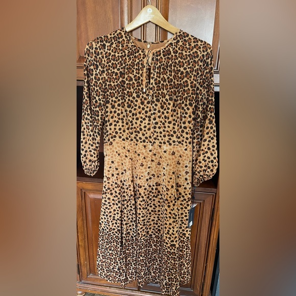 Tommy Hilfiger Women’s Lined Balloon Sleeve Fit and Flare Dress - Picture 4 of 6